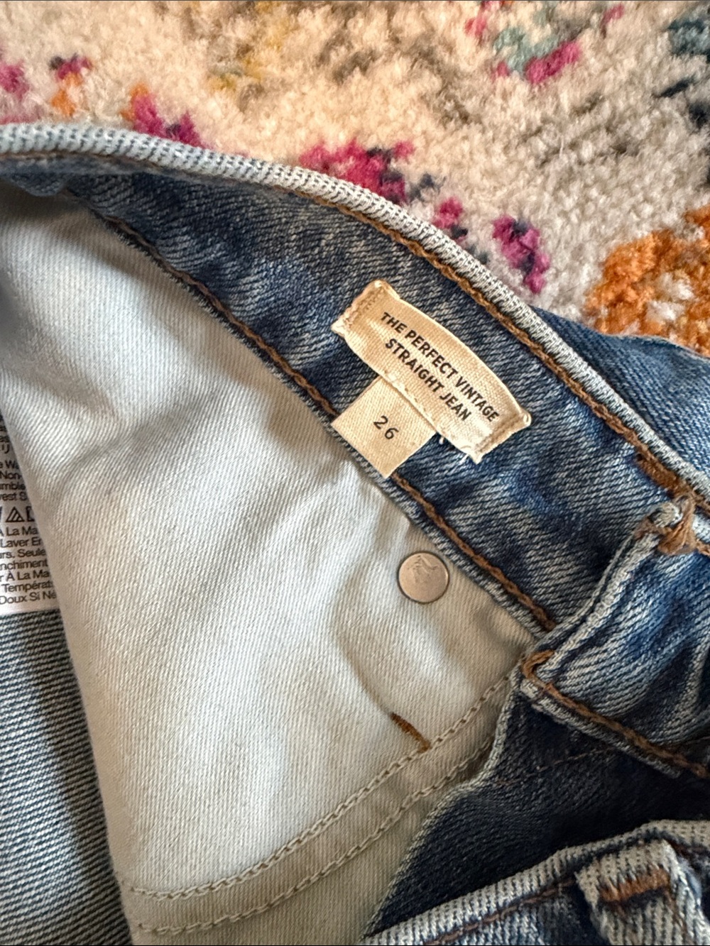 Madewell the perfect vintage straight jean 26 - Picture 4 of 5